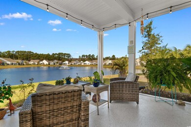View of patio / terrace with a water view
