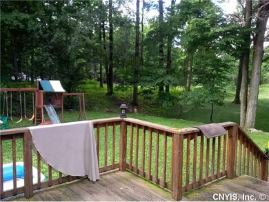 Yard. ....20 x 16 solidly constructed deck overloo