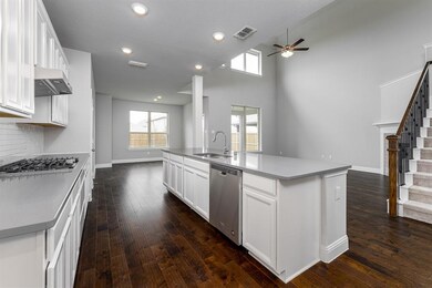 Kitchens opens up directly to the living room