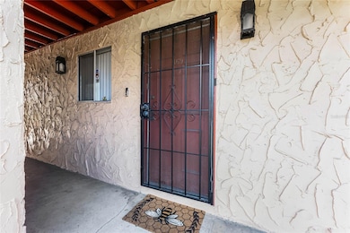 Front door with RING Doorbell
