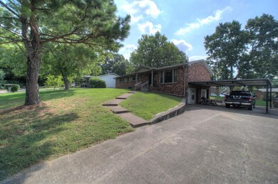 Wide driveway for additional parking when needed.