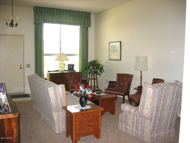 Living Room with High Ceilings
