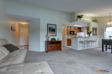 View of Kitchen from Living Area