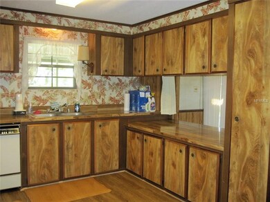 Nice U-shaped Kitchen makes it easy to reach whatever is needed for preparing meals and later clean up time.  Note pantry to the right....