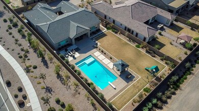 View of backyard