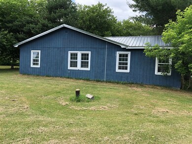 East side of house