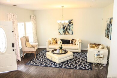 Formal Living Room Bamboo Floors Throughout House