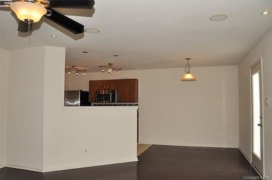 View of Kitchen & Dining Area From Living Room