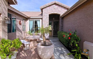 Entry courtyard