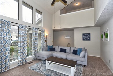 Grand Entry Opens to Living, Cathedral Ceiling, Tr