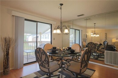 Diining area with sliders to balcony