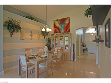 Wide Entry Leads to Dining Area which is open to G