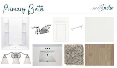 Primary bath design selections