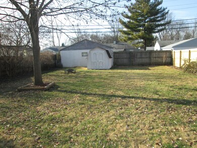 Back yard and shed