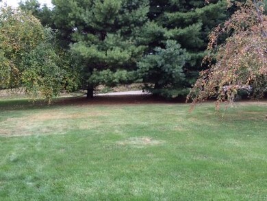 Level backyard easily accessed from deck.