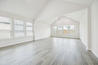 First Floor in the Claret home plan by Trophy Signature Homes – REPRESENTATIVE PHOTO