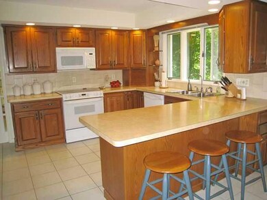 Kitchen. Functional Kitchen with plenty of cabinet