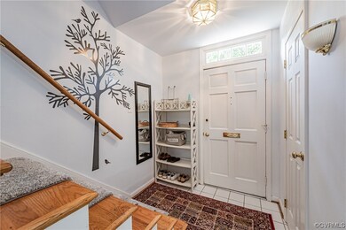 View of tiled foyer entrance