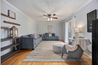 Elegant formal living room greets you at the entry