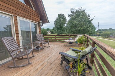 Deck to overlook views