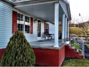 Covered porch columns