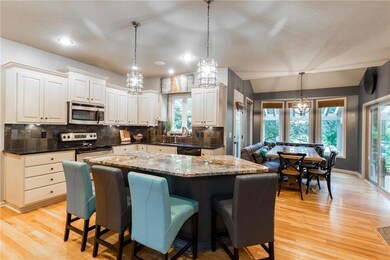 Abundant cabinetry with under-cabinet lighting & l