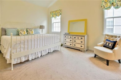 Master Bedroom with Vaulted Ceilings and Two Close