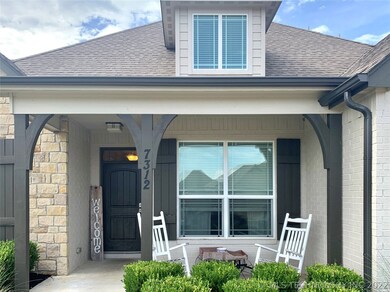 Covered front porch