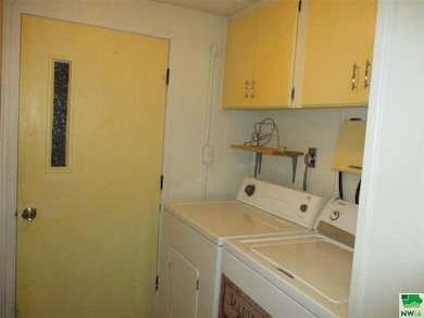 Washer & dryer included.