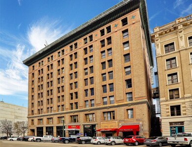 Bayou Lofts sits at corner of Franklin & Travis St