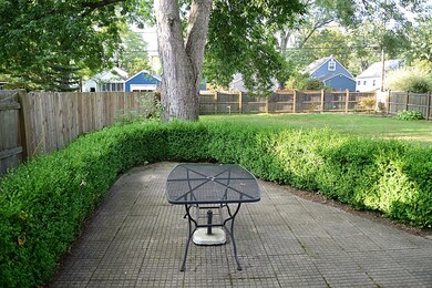 backyard casual dining area