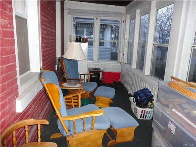 Spacious front enclosed sun porch