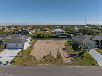 Aerial perspective of suburban area with a nearby