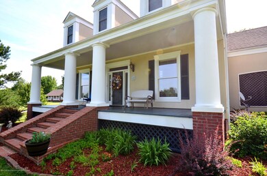 Covered front porch
