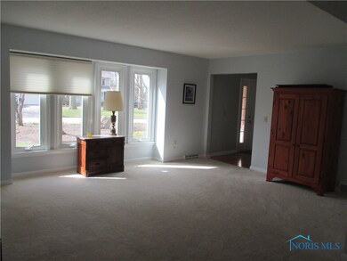 Living Room with Box Window