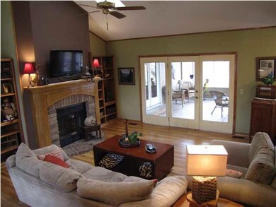 Living Room with Skylights