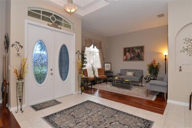 Double door entry into formal living room