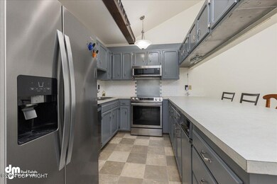 Kitchen with Long  Counter