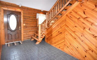 Front entry with tile flooring