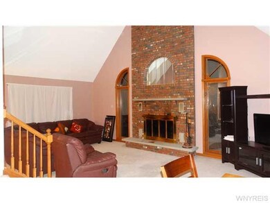 Exterior Front W/B Fireplace
