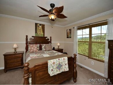 Master bedroom with views