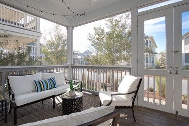 Screened front porch