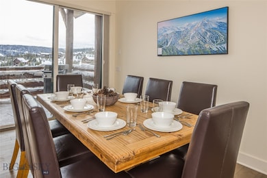 Dining room with deck