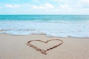 Heart on the beach