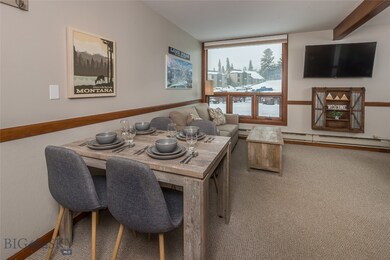 Dining Area and Living Room with Lone Peak views