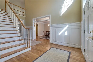 Another view of foyer looking into dining room!
