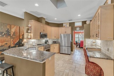 Kitchen with Stainless Steel Appliances, Granite C