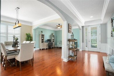Beautiful, open floor plan with hardwood floors..