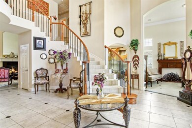 Grand Spiral stair cases.