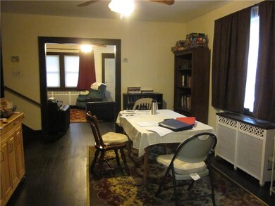 Large diningroom with re finished hardwood floors